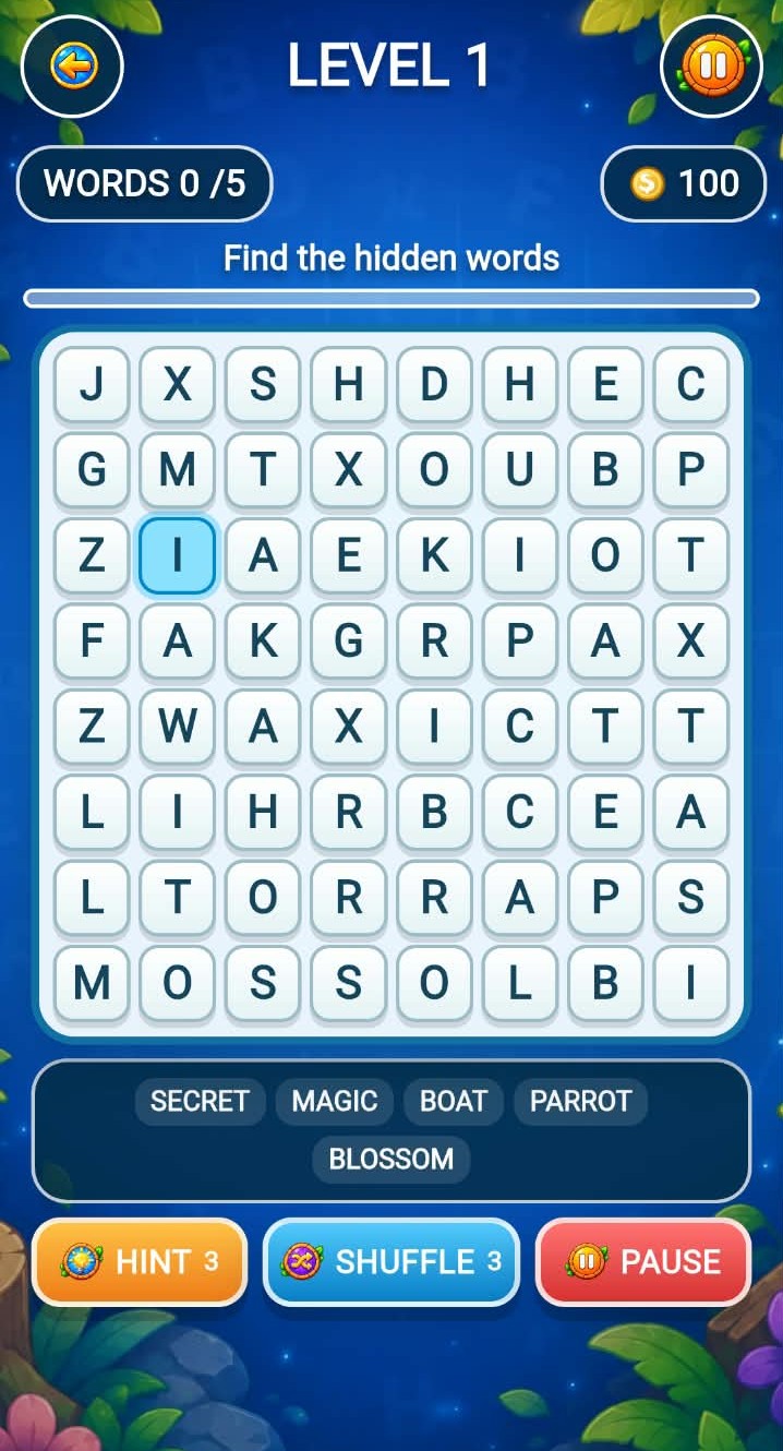 Word Search Adventure gameplay